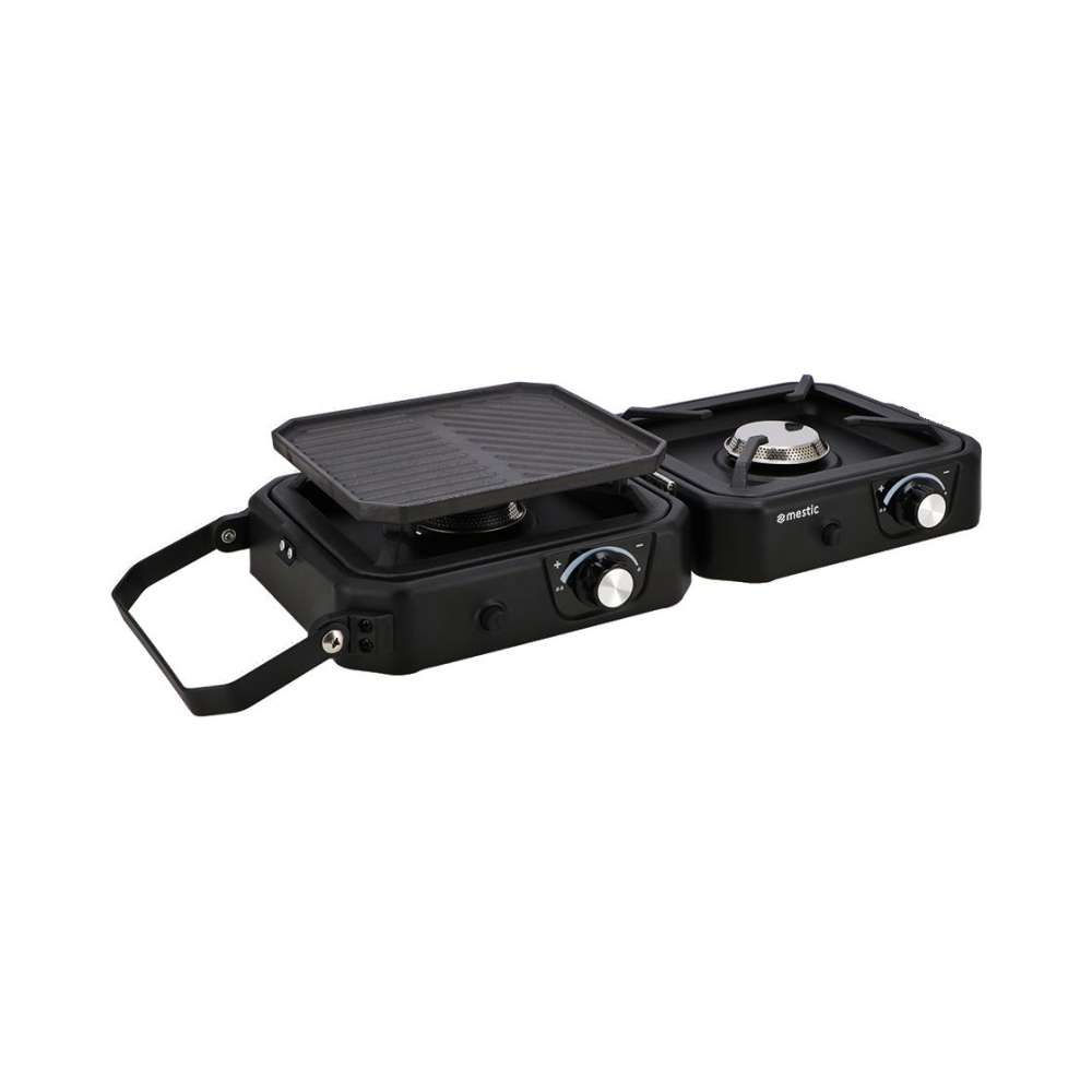 Grill et plaque de cuisson pour cuisinière à gaz