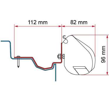 Kit adaptateur F35pro Ford Custom Groupe Rapido ＞ 2024 H1 L2