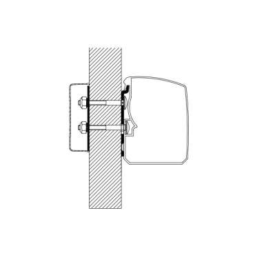 Adaptateur TO 3200 - Flat Wall