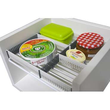 Organiseur de réfrigérateur - Lot de 8 bandes