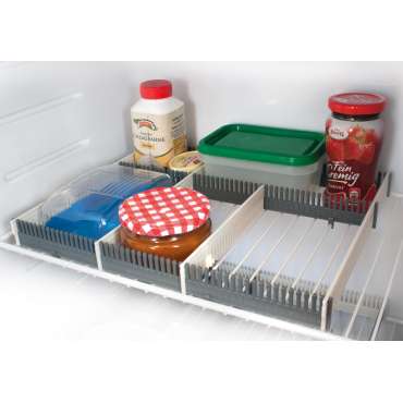 Organiseur de réfrigérateur - Lot de 8 bandes
