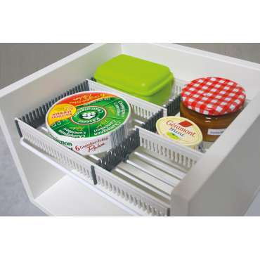 Organiseur de réfrigérateur - Lot de 8 bandes