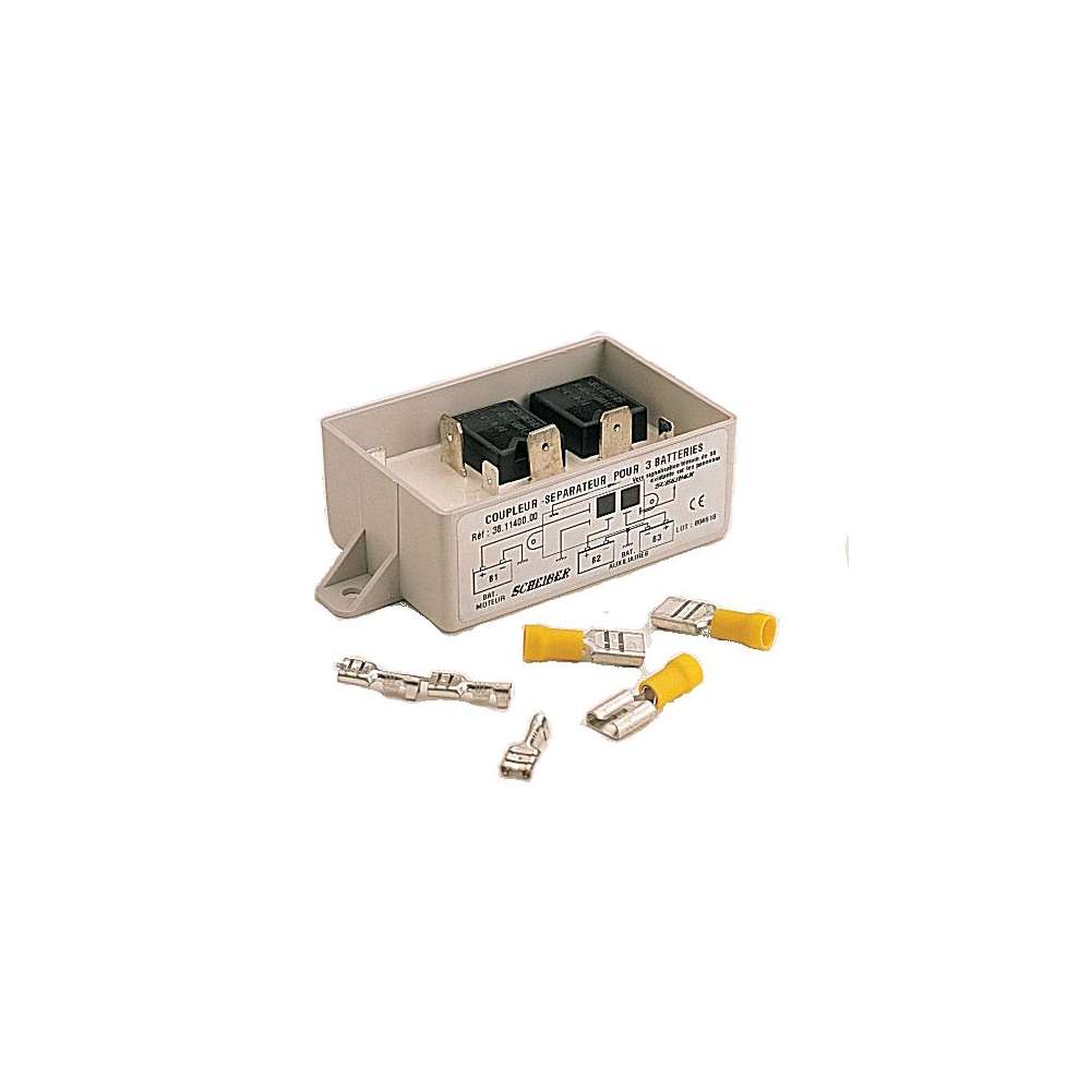 Coupleur séparateur 3 batteries