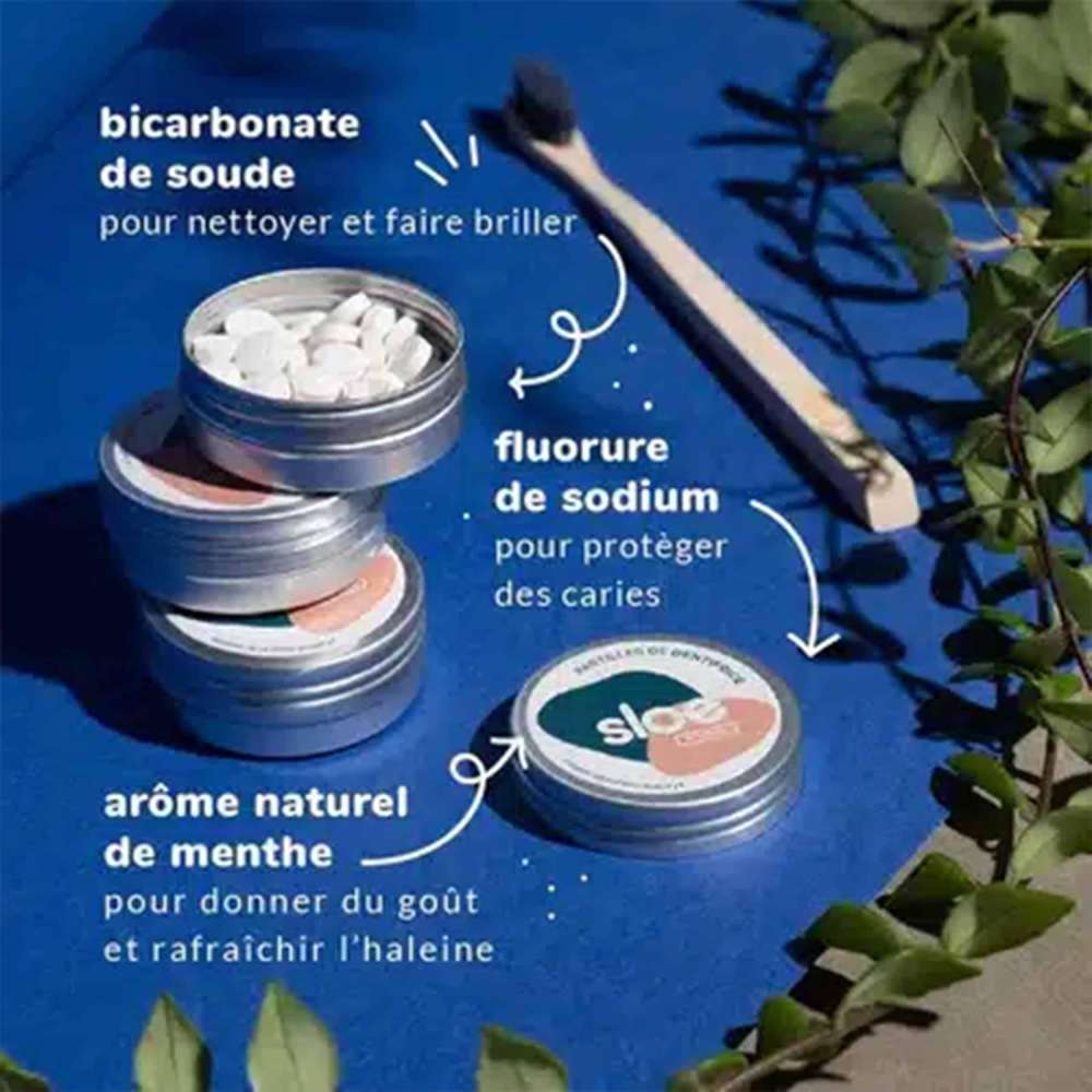Dentifrice en pastille à croquer x60