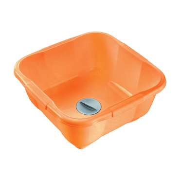 Bassine avec bouchon d'évacuation 9,6 l.