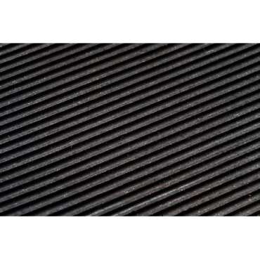 Tapis antidérapant strié noir 