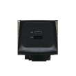 Prise double USB A+C murale noire