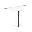 Pied de table pliant 675 mm/315 mm - Anthracite