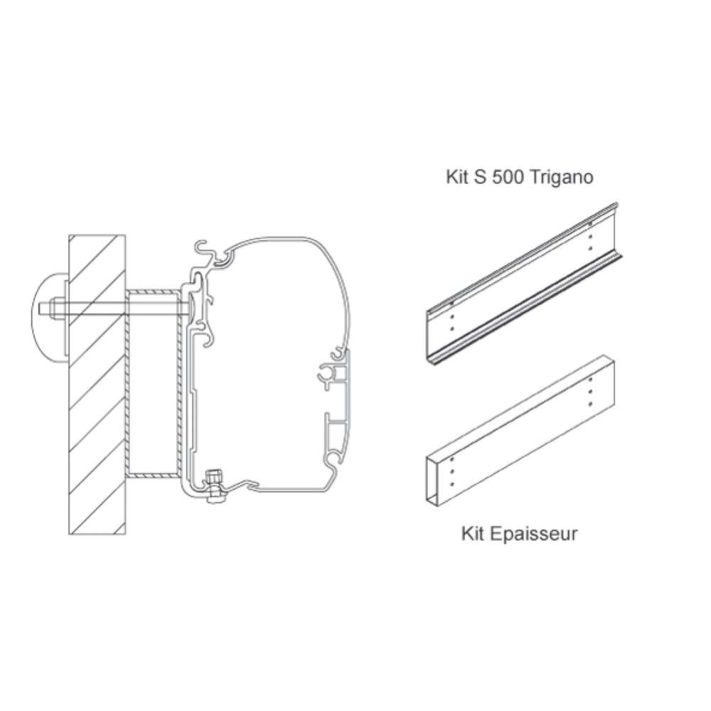 Kit épaisseur S 500 Trigano