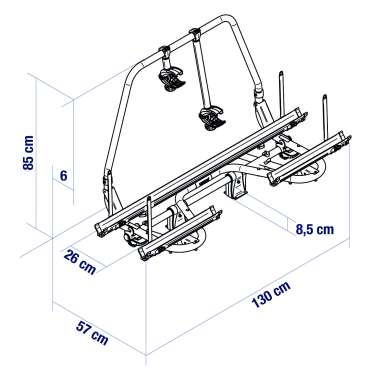 Porte-vélos Caravan Superb Standard