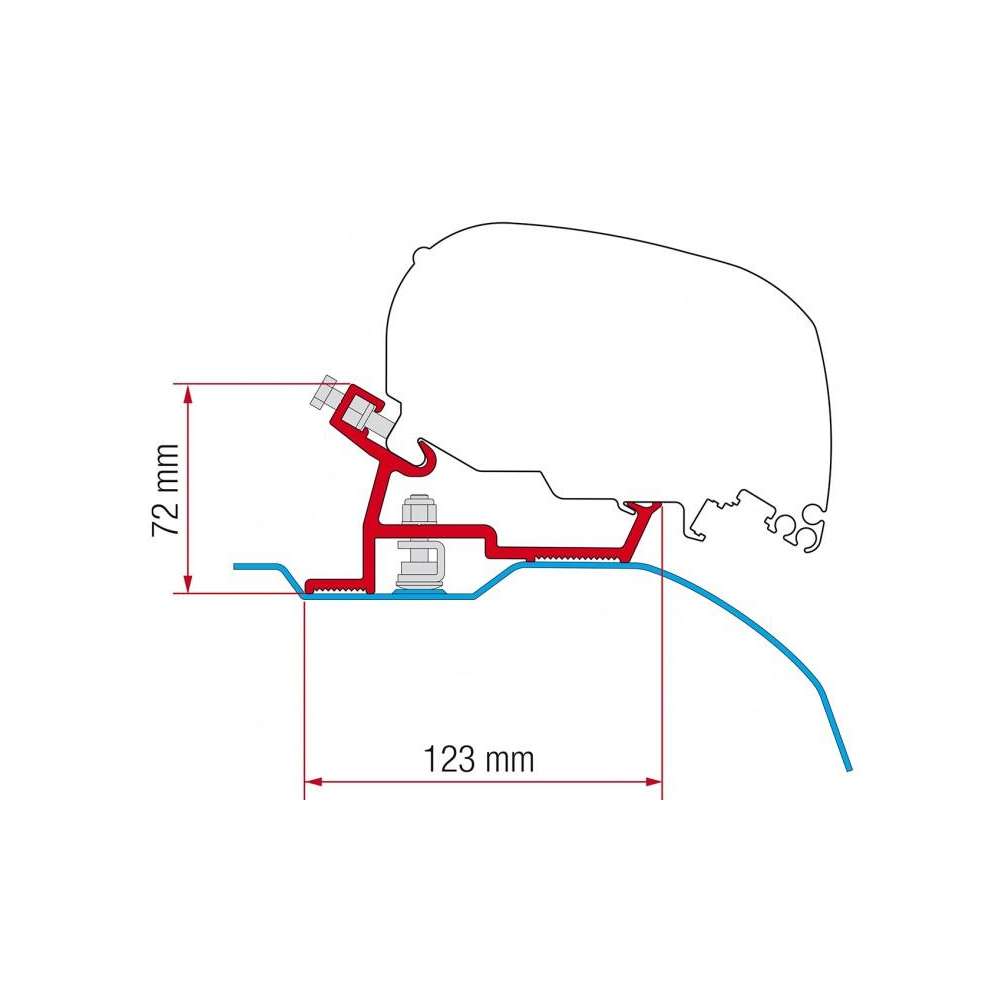 Kit adaptateur Ducato/Jumper/Boxer ＞ 07/06 