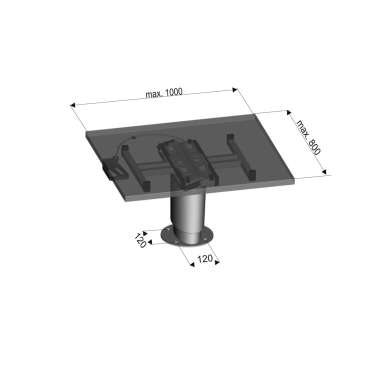 Pied de table "Primero Comfort"