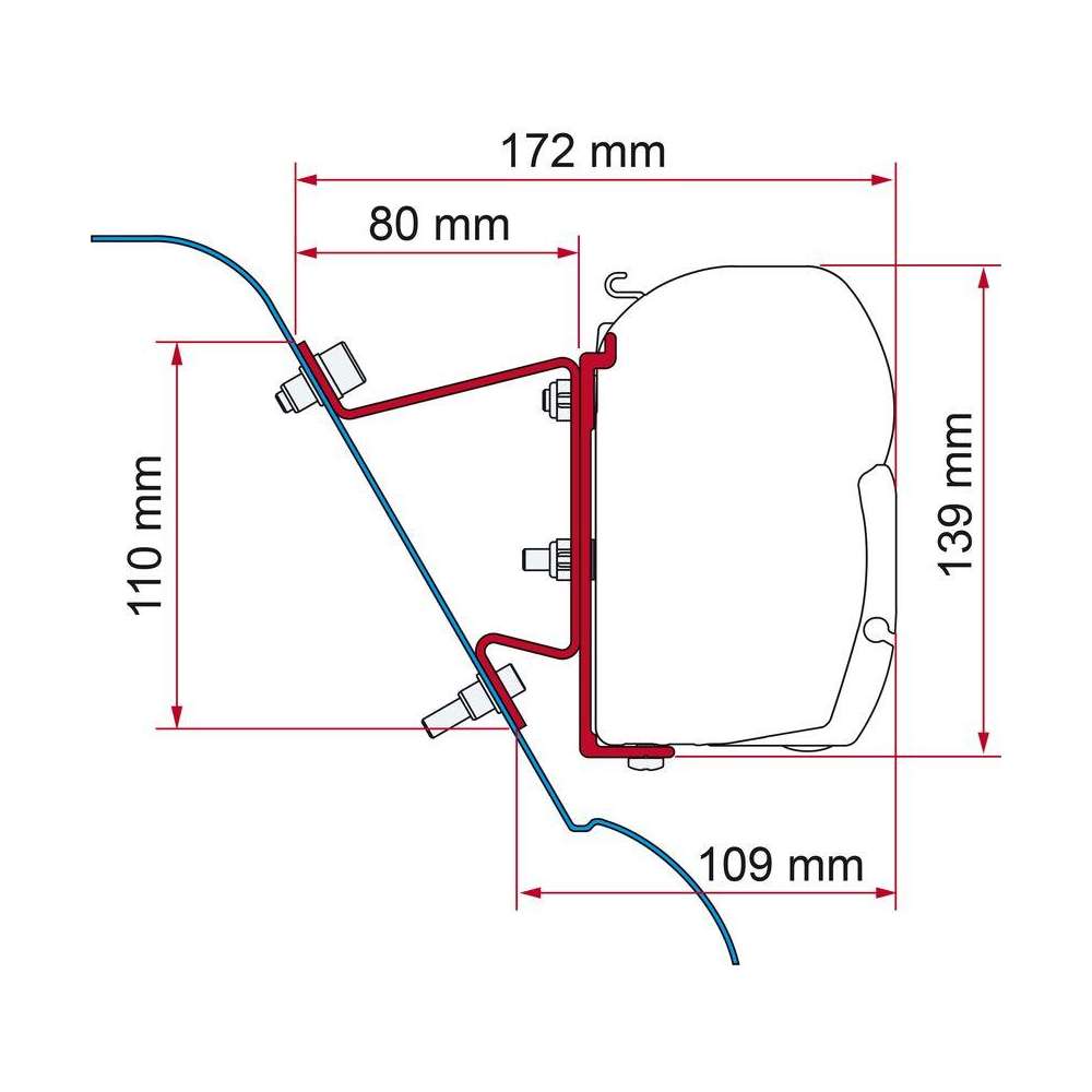 Kit adaptateur Mercedes Sprinter H3/ VW Crafter H3