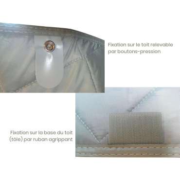 Rideaux isolants THERMICAMP ROOF