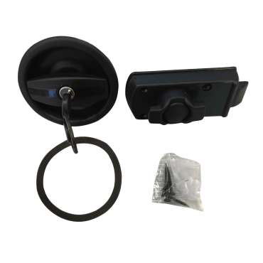 Serrure ronde à bouton