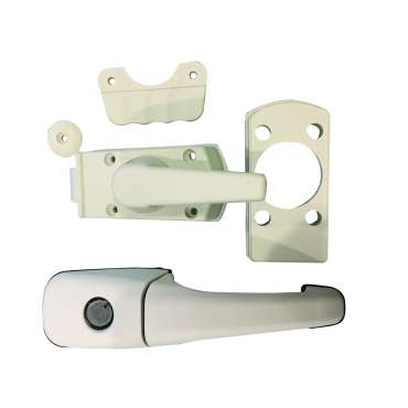 Serrure roulotte droite sans barillet