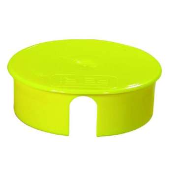 Bouchon jaune avec ouverture sur le côté