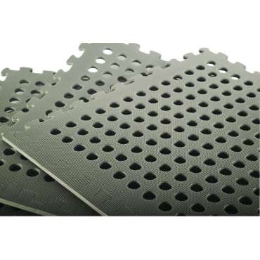 Lot de caillebotis gris