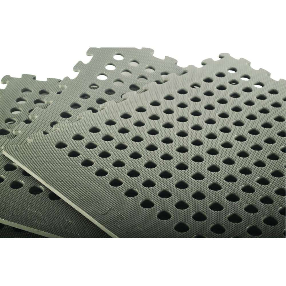 Lot de caillebotis gris