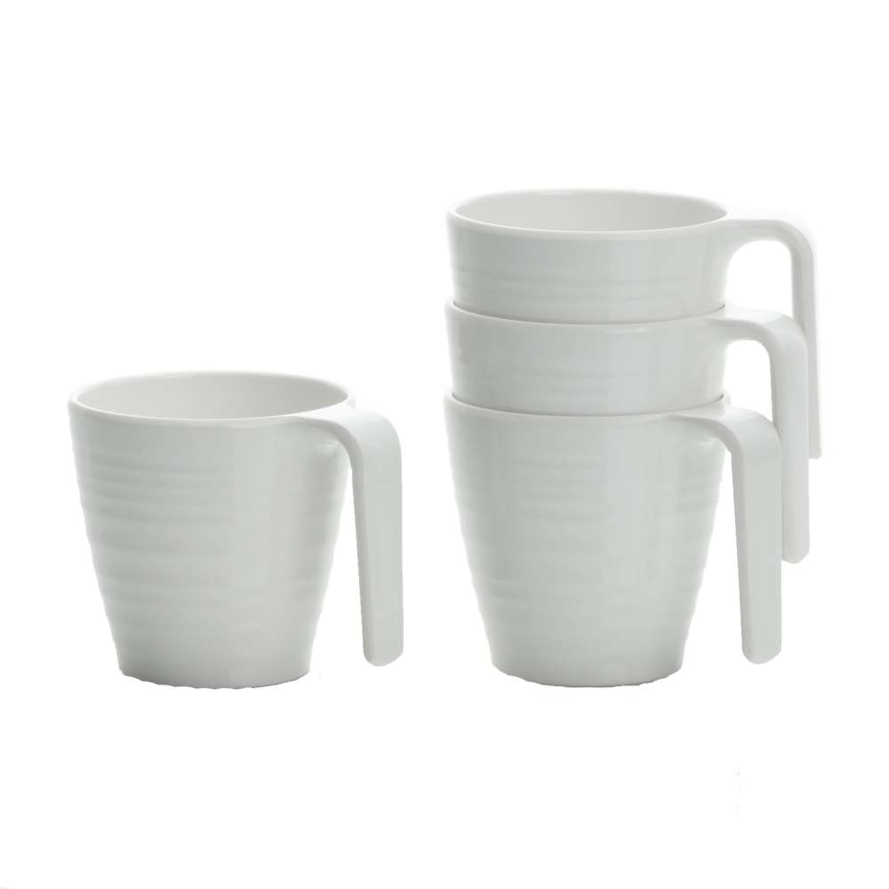 Mugs Soft White - Lot de 4