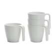 Mugs Soft White - Lot de 4