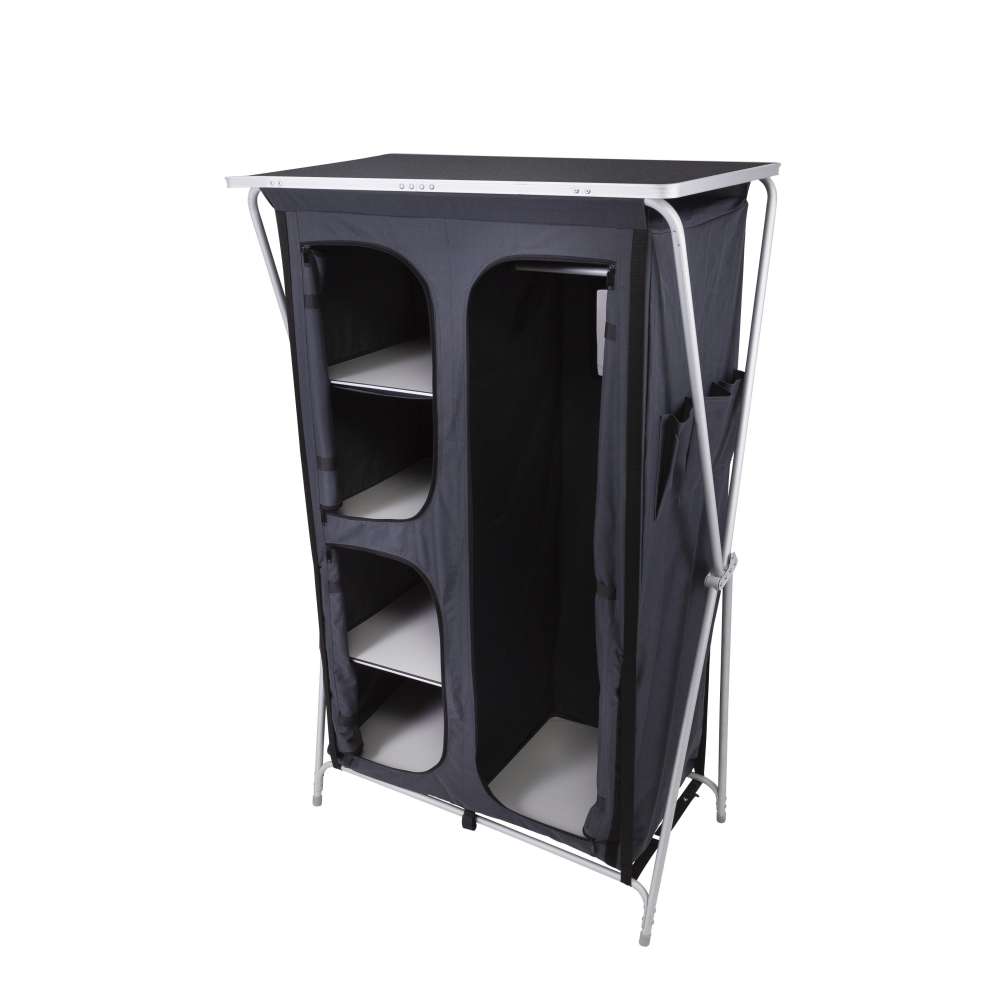 Meuble de rangement 4 étagères + penderie