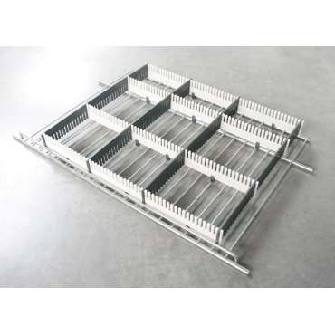 Organiseur de réfrigérateur - Lot de 8 bandes