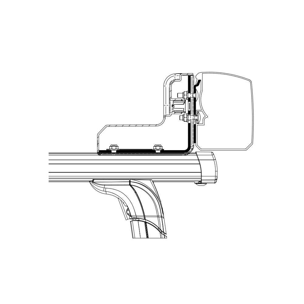 Adaptateur TO 3200 - Galerie de toit