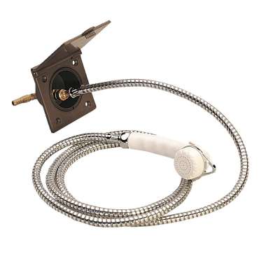 Boîtier de raccordement eau + douchette