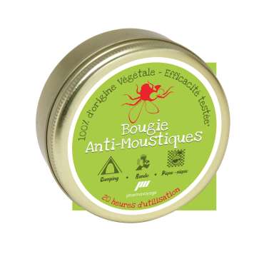 Bougie anti-moustiques - PHARMAVOYAGE