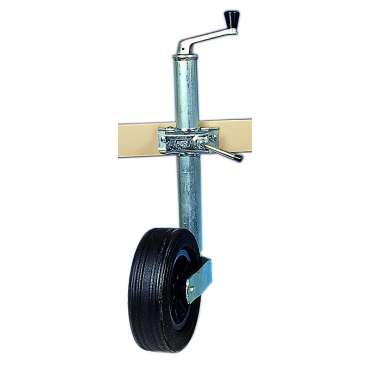 Roue jockey télescopique galet plein Ø 48 mm