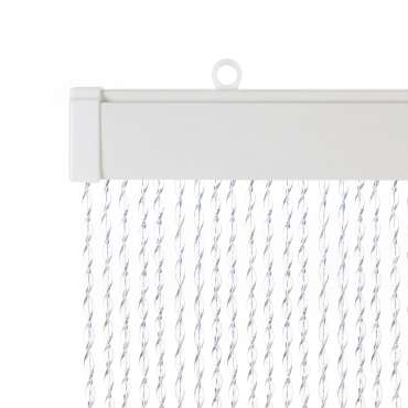 Rideau de porte Sara bleu 60x190 cm