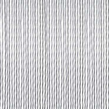 Rideau de porte String blanc/gris 60x190 cm