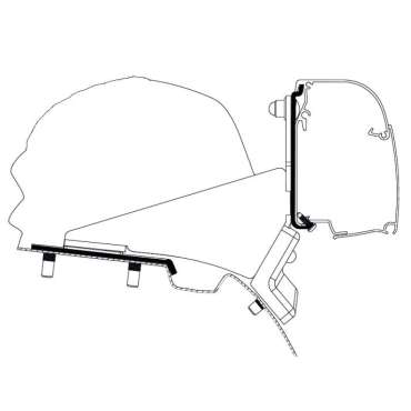 Adaptateur TO 4200 Mercedes Benz Vito / V-Class Lift roof - no rail