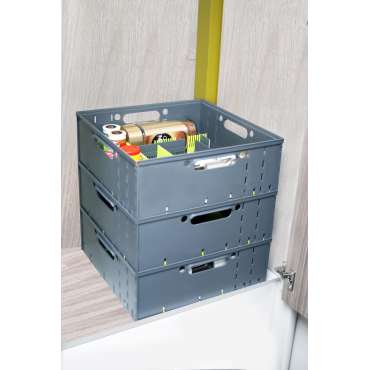 Boîtes empilables STOWTOWER - lot de 3