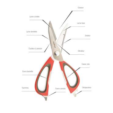 Ciseaux de cuisine 12 en 1