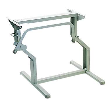 Pied de table auto grand modèle gris clair