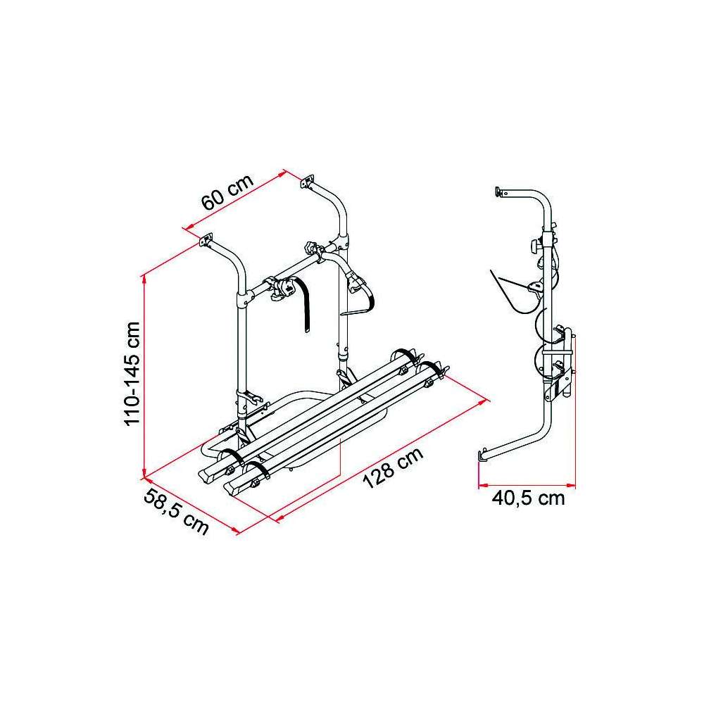 Porte-vélos Simple Plus 200
