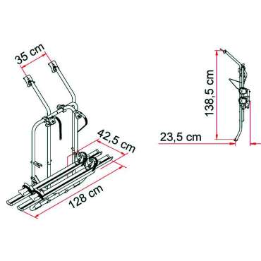 Porte-vélos VW T4 D