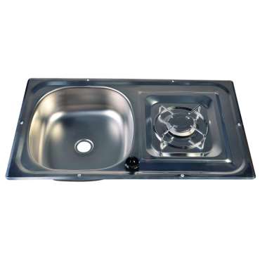 Combiné 1 feu évier à gauche