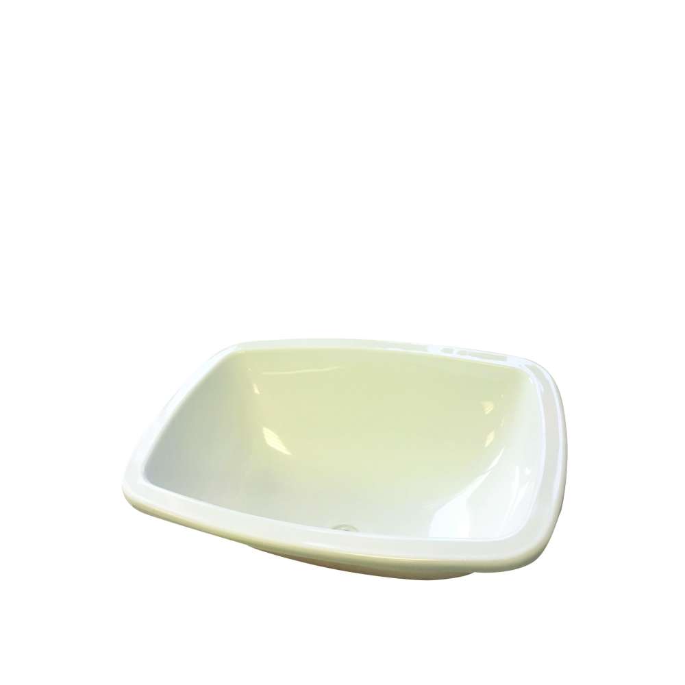 Vasque blanche à encastrer