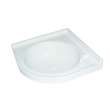 Lavabo d'angle blanc  420 x 420 mm
