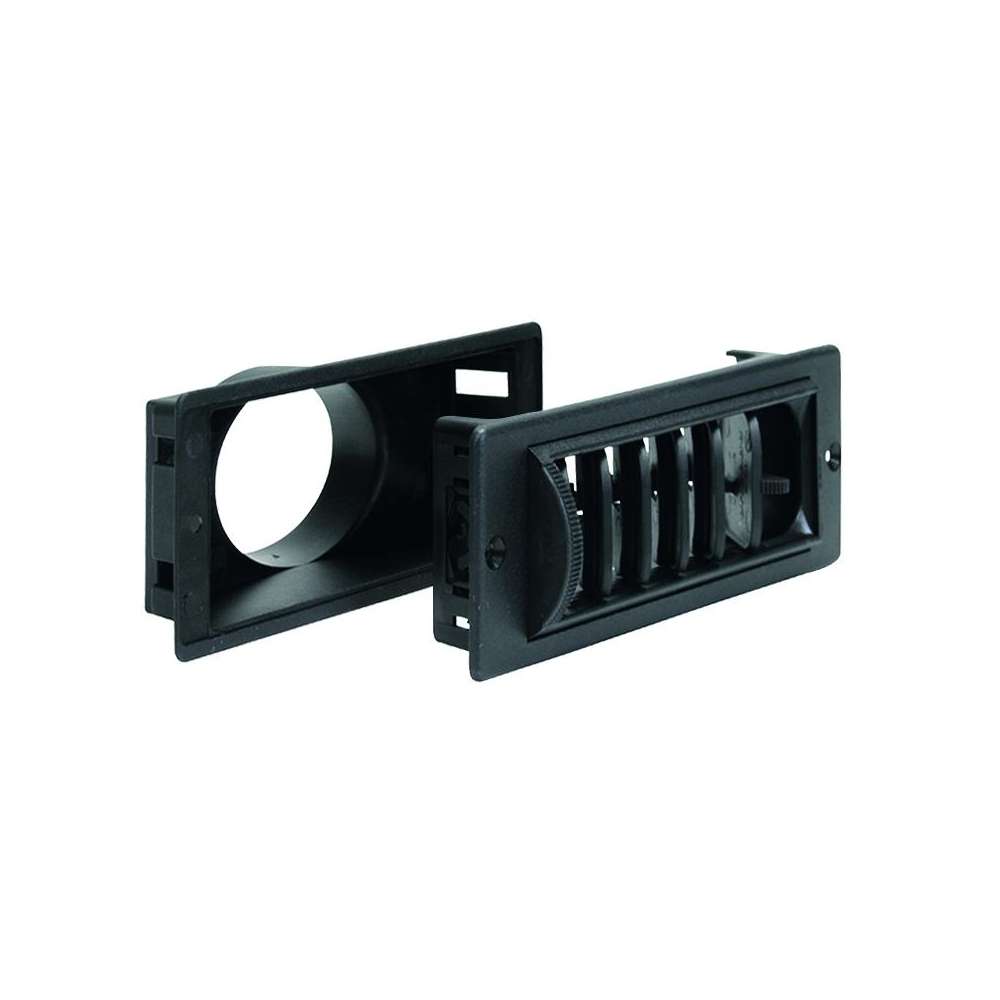 Grille à air rectangulaire RL noir