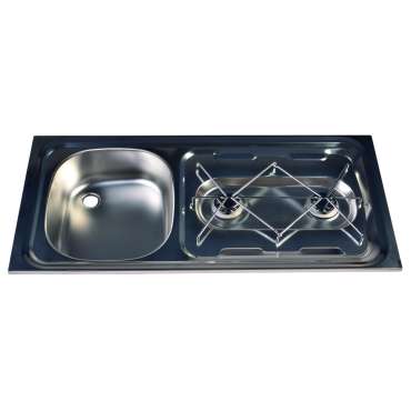 Combiné 2 feux évier à gauche