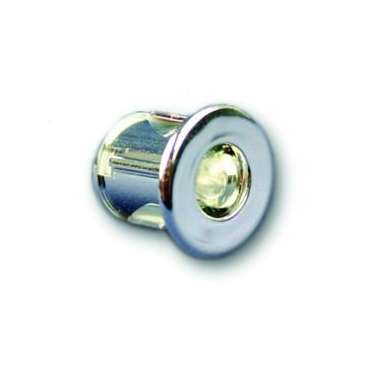 Spot 12 V 1 LED bleu chromé