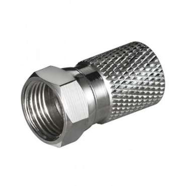 Fiche coaxiale à visser Ø 5,5 mm