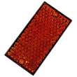 Catadioptre rectangulaire orange