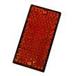 Catadioptre rectangulaire orange
