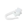 Agrafe avec glisseur plastique blanc pour rail en I