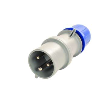 Fiche P17 de raccordement mâle 32 A